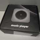 Gueray Portable CD Player, Bluetooth CD Kpop Player for Desktop with HiFi Sound Speaker, FM Radio CD Music Player for Home with Remote Control, Dust Cover, LED Screen, Support AUX/USB, Headphone Jack (Black)