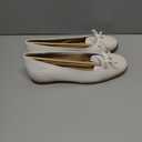 Naturalizer Women's Essential Ballet Flat Leather 9.5M, White