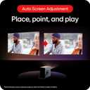 LG CineBeam Q HU710PB 4K Smart Portable Projector with Auto Screen Adjustment, Auto Focus, RGB Laser, Up to 154% DCI-P3