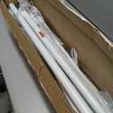 Franklin Sports Competition Soccer Goals - Backyard Portable Steel Soccer Goals - Adult + Youth Soccer Goal with Net + Ground Stakes Included - Multiple Sizes + Colors (White)