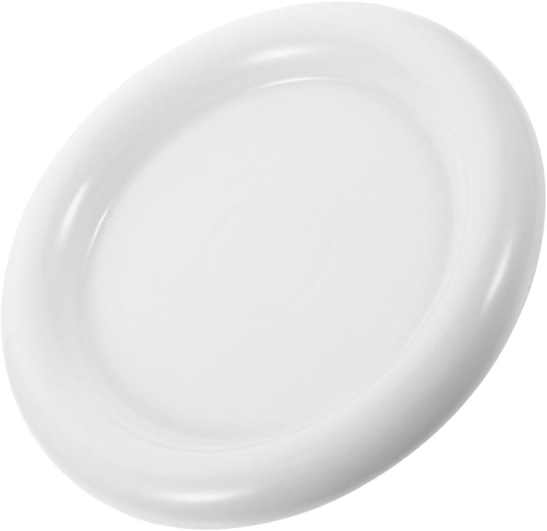 Amosfun Ceramic Pasta Food Tray Munchies Dinner Plate - 7.6 Inch Ceramic Dish Plate Key Jewelry Trinkets Storage Tray