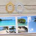 Veemoon 12 Pcs Miniature Photo Frames, 2.75 Inch Resin Vintage Decor, DIY Crafts Jewelry Making Phone Case Accessories