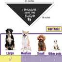 5 x Pregnancy Announcement Dog Bandanas Our Humans are Getting Us A Baby I Thought I was The Baby Dog Bandana Adjustable Triangle Double Layer Reversible Pet Scarves for Small Medium Large Dogs, 2 Pack
