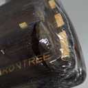 End Table, Half Moon Side Tables, Living Room Half Round 2 Tier Tables, NightStand for Small Space in Living Room Bedroom, Couch Tables with Storage Shelf, Boho Side Table (Brown)