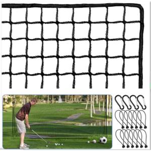 Amazgolf Golf Net,10Ft,15Ft,20Ft,25Ft, 30Ft, 40Ft Golf Practice Net,Sports Practice Barrier Net, Heavy Duty Ball Netting Golf Hitting Net, DIY Ball Net,Baseball Net Hockey Net and Chipping Net