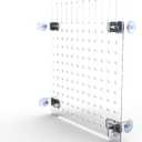 Aquarium Fish Tank Divider Acrylic Isolation Grid Board with Suction Cups Included Clear Fish Separator Transparent Plate Baffle Cover Blocking Fish Partition Net 30x40cm/11.81x15.74in