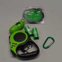 PETIMP Retractable Dog Leash Lightweight 16FT Leash, with Folding Bowl,Dispenser,Waste Bags, for Small Medium Dogs(Green)