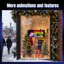 LED Open Sign with Programmable Display, Bluetooth App Control, Multiple Dynamic Effects, for Shop Windows, Cafes, Bars