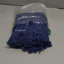 Matthew Cleaning 36'' Industrial Strength Cotton Dust Mop Refill Washable Replacement Heads for Residential & Commercial Use Fit Standard Dust Mop Frames, Hardwood, Laminate, Concrete Floors (Blue)