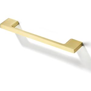 TUNNY 10 Pack Classic Cabinet Handles-3"/76mm Screw Spacing Matte Brushed Gold Furniture Hardware Handles for Kitchen Cabinets Bedroom Cabinet Pull