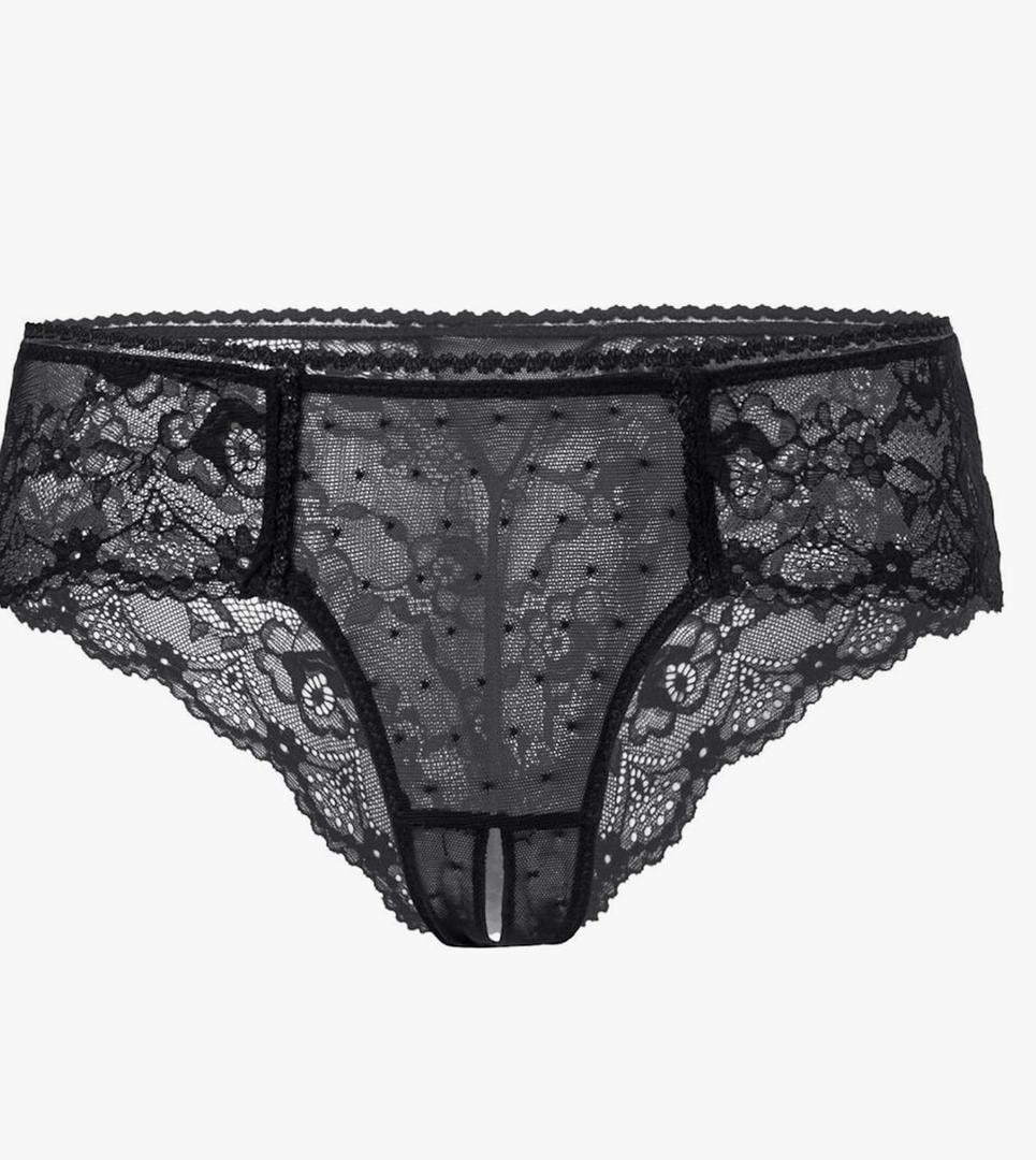 PERAMBRY Women's Lace Stretch Sexy Thong Bikini Panties Bow Tie Breathable Fashionable
3 pack Size XXL