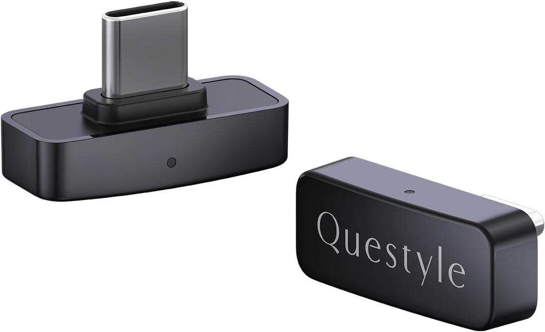 Questyle QCC Dongle Pro [MFi Certified] USB-C Bluetooth Audio Adapter with LDAC,aptX Lossless&aptX-Adaptive,Low Latency Bluetooth 5.4 Dongle for PS5,Wireless Lossless Transmitter for PC/Headphones