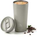 Ideus 17 oz Travel Coffee Mug, Double Wall Vacuum Stainless Steel Insulated Coffee Tumbler With Lid, Splash-Proof & Cup Holder Friendly, Keeps Drinks Hot/Cold, Dishwasher Safe, Celadon