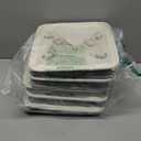 11 x 11 Inch Cube Storage Bins, 6 Pack Large Collapsible Fabric Storage Bin with Ropes, Foldable Storage Cubes for Home, Office,Closet, Clothes, Toys Organizer (White & Grey-11"x11"x11")