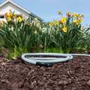 Flexzilla Colors Garden Hose 5/8 in. x 100 ft., Lightweight All-Weather Water Hose, Durable and Flexible, Leak-Free Connections, Slate Gray