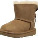 UGG Kids' Mini Bailey Bow II Boot (11 Toddler, Chestnut)