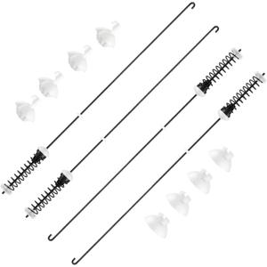 Upgrade (2026) W11217817 Washer Suspension Rod Kit 4pcs Compatible with Whirlpool Kenmore Maytag Amana Crosley Admiral Washer, Replacement Part W11159470 W11226768 4844566 AP6329793 PS12349409