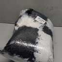 KICMOR Area Rugs for Bedroom Living Room, 4x6 Black and White Fluffy Soft Checkered Rug Fuzzy Shag Shaggy Carpet, Indoor Plush Floor Rugs for Kids Boys Girls Teen Dorm Nursery Home Decor Aesthetic