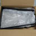 16 Inch Bench Legs, Trapezoid Metal Table Legs Heavy Duty Furniture Feets for DIY Desks, Black Metal End/Side Tables,Benches, Sofa, Set of 2 (H16 x W11, Black)