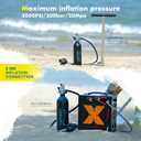 Mini Scuba Tank, 1L Lung Tank Underwater Breathing for Snorkeling & Scuba Diving Tank for Exploration Emergency