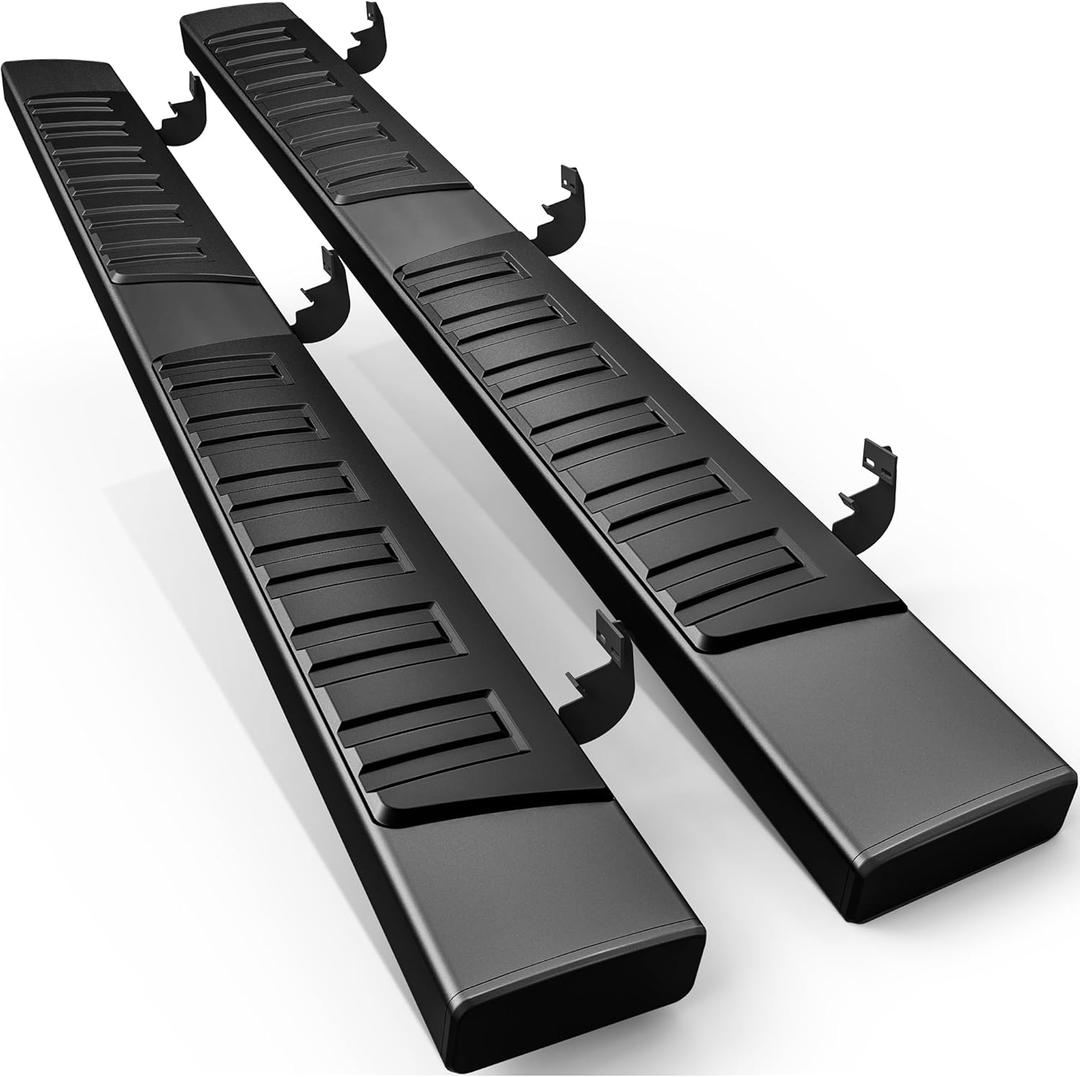 AUTOSAVER88 Running Boards Compatible with 2009-2018 Dodge Ram 1500 Crew Cab (Including 2019-2024 1500 Classic), 2010-2026 Ram 2500/3500, 6 inches Side Step Nerf Bars Side Bars (Black)