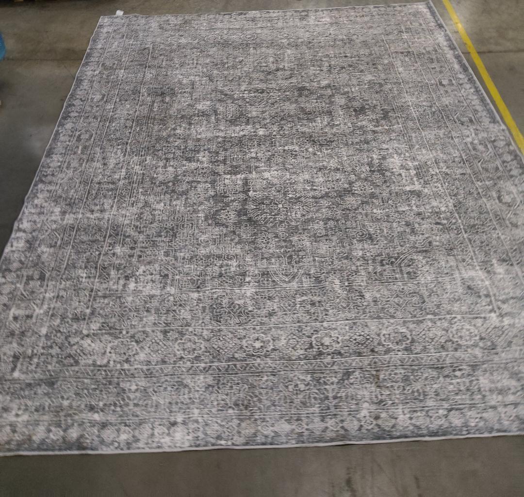 Gray Rug with Green Hue Classic Rug 8x10 Gray Rug with Green Hue Classic Rug 8x10