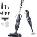 DEVOAC VM6 Scrubbing Steam Mop with Rotating Mop Pads, 10 in 1 Steam Mop, Lightweight Spin Mop & 3 Steam Modes for Hard Floor Laminate Marble Floors (Ink)