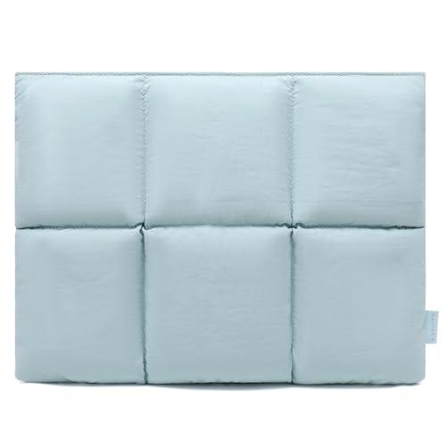 KAYOND Puffy Laptop Sleeve 15inch 16 inch, Pillow Shape Laptop Sleeve, Compatible MacBook Air 15 in M4 2025 & MacBook Pro 16 in M4 2024,Sky Blue