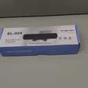 OGUPGX Computer Speakers for Desktop Pc, Monitor Speakers for Laptop,Pc Speakers with Loud Sound,Volume Control Easily Clamps to Monitors(USB-C to USB Adapter Included) (Black)