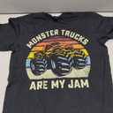 Vintage Monster Truck Retro Style Monster Trucks are My Jam T-Shirt, Black, Medium