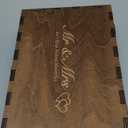 AW BRIDAL Wedding Keepsake Box with Lids, Mr and Mrs Engraved Wood Memories Box for Storage, Bridal Shower Gifts for Bride, Engagement Gifts for Couples, Wedding Gift for Bride and Groom