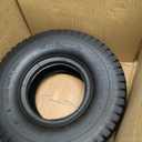 15x6.00-6 Heavy Duty Lawn Mower Tire, Tubeless Front Tire for Riding Mower Tractor Golf Cart, 570 lbs Load Capacity, Metal Construction