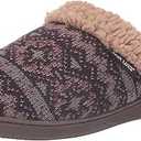 MUK LUKS Women's Suzanne Clog Slippers Ebony Size XL