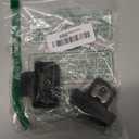 Amerock BPR8700FB | Cabinet Hinge | 3/8 in (10 mm) Inset Double Demountable | Matte Black | Kitchen Cabinet Door Hinge | 1 Pair/2 Pack | Functional Hardware