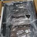 Furologee Night Stand Set of 2, Nightstand with 2 Fabric Drawers, Bed Side Table with Open Shelf, Wooden Top, Hooks, Backboard Design, End Table for Bedroom, Study, Hallway, Brown