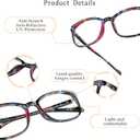 LifeArt Blue Light Blocking Glasses, Anti Eyestrain, Computer Reading Glasses,TV Glasses for Men and Women