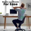 Bed Risers and Furniture Risers, Heavy Duty Adjustable Lifting Blocks for Couches, Desks, and Chairs, Elevates 1.5 Inches, Holds up to 4000 lbs (White)