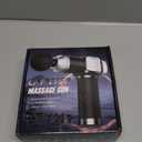 Deep Tissue Massage Gun, Portable Percussion Muscle Massager with 30 Speeds & 6 Attachments, Handheld Electric Back & Neck Massager for Pain Relief (Black)