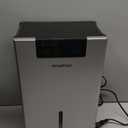 KeepGlad Dehumidifier, 98OZ Dehumidifiers for Home(1000sq.ft), Humidity Display Dehumidifier for Basement Bathroom Bedroom, Auto Shut Off, Washable Filter, Drain Hose, Timer, 7 Ambient Lights, Gray