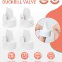 Pump Parts 4PCS Replacement Kit for Spectra S1/S2/S9 Plus/Synergy Gold  Includes 29mm Flanges, Duckbill Valves, Backflow Protectors, Tubes & Bottles (Not Original Accessories)