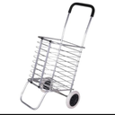 Camping Car Shopping Trolley Aluminum Alloy Climbing Stairs Carts Collapsible Hand Trailer with Wheels Camp Trolleies Utility Cart Multifunctional, (2 Wheels)