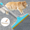Carpet Rake  60" Long Handle Pet Hair Removal with Metal Fabric Edge Design,Carpet Broom,Carpet Rake for Carpets, Rugs,Mats,Couch,Stairs(3 pcs)