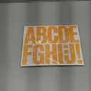 Bemeol 36 Sheets Letter Stickers 3 Inch Vinyl Letters Alphabet Stickers Self Adhesive Stick on Letters for School Office Home Bulletin Boards Mailbox Decor(Multicolor,3Inch)