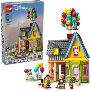 LEGO Disney and Pixar Up House, Classic Disney Celebration Building Toy Set for Kids and Movie Fans Ages 9 and Up, A Fun Gift for Fans and Anyone Who Loves Creative Play, 43217