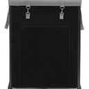 STORAGE MANIAC Large Laundry Basket with Wheels 160L Rolling Laundry Hamper Laundry Cart with Metal Frame and Removable Bag, Clothes Hamper for Bedroom, Bathroom, Dorm Room, Laundry Room, Black