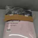 Anysay Faux Fur Throw Blanket, 1000GSM Fluffy Soft Bubble Blanket for Couch Bed, Cozy Plush Warm and Thick Blanket, Fuzzy Rabbit Throw for Living Room Bedroom 50''*60'' Tie-dye Grey