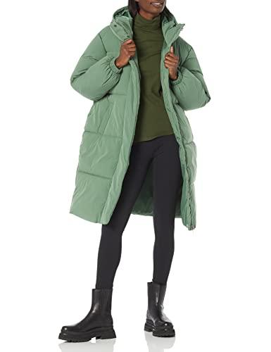 Amazon Essentials Women's Oversized Long Puffer Jacket ), Sage Green, 3X