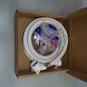 6 Ft Portable washing machine hoses, washer hoses,Used for quick connect of Twin Tub washing machine and mini washing machine water supply line, PVC (6.5 Ft/2 M)