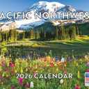 Pacific Northwest Calendar 2026 Wall 12 Month Monthly PNW Scenic Souvenirs Themed Gifts | American Made In The USA