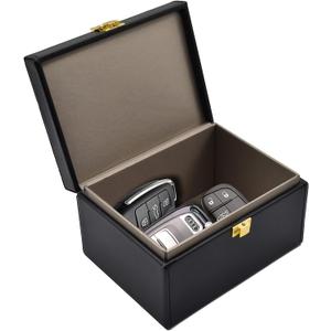 briidea Faraday Box Key Fob Protector, RFID Signal Blocking Box, Faraday Box Signal Blocking Shielding Box for Car Key (Capacity(5-8Keys)) briidea Faraday Box Key Fob Protector, RFID Signal Blocking Box, Faraday Box Signal Blocking Shielding Box for Car Key (Capacity(5-8Keys))